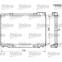 Chladič motora VALEO 731833