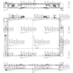 Chladič motora VALEO 732447