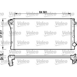 Chladič motora VALEO 732925