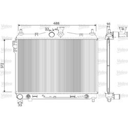 Chladič motora VALEO 733142