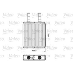 Výmenník tepla vnútorného kúrenia VALEO 812427
