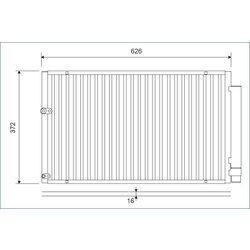 Kondenzátor klimatizácie VALEO 812880