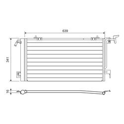 Kondenzátor klimatizácie VALEO 817229