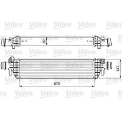 Chladič plniaceho vzduchu VALEO 818628