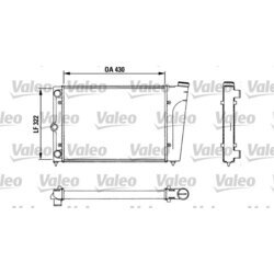 Chladič motora VALEO 883718