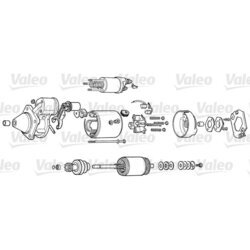 Štartér VALEO D9E46