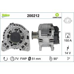 Alternátor VALEO 200212