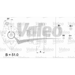 Alternátor VALEO 436639