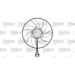 Ventilátor chladenia motora VALEO 698465