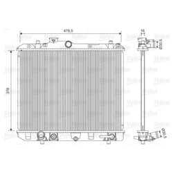 Chladič motora VALEO 701604