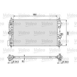 Chladič motora VALEO 701733