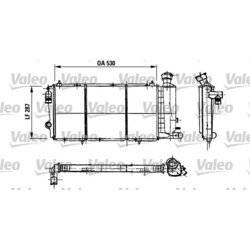 Chladič motora VALEO 730896