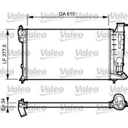 Chladič motora VALEO 730983