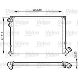 Chladič motora VALEO 731574