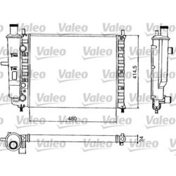 Chladič motora VALEO 731582