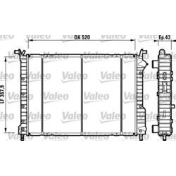 Chladič motora VALEO 732147