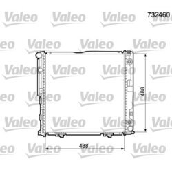 Chladič motora VALEO 732460