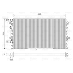 Chladič motora VALEO 732493
