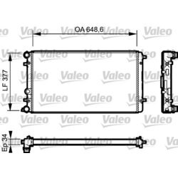 Chladič motora VALEO 732957