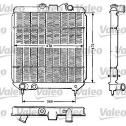 Chladič motora VALEO 810886