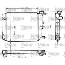 Chladič motora VALEO 810946