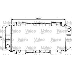 Chladič motora VALEO 811046
