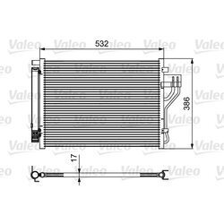 Kondenzátor klimatizácie VALEO 814494