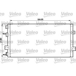 Kondenzátor klimatizácie VALEO 817075