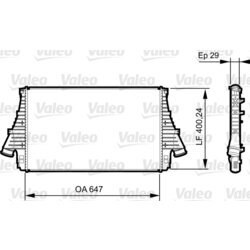 Chladič plniaceho vzduchu VALEO 818830