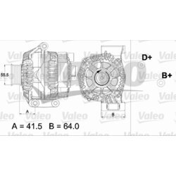 Alternátor VALEO 437475