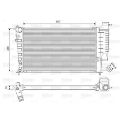 Chladič motora VALEO 732520