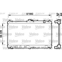 Chladič motora VALEO 734119