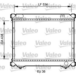 Chladič motora VALEO 735074