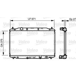 Chladič motora VALEO 735242
