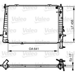 Chladič motora VALEO 735563