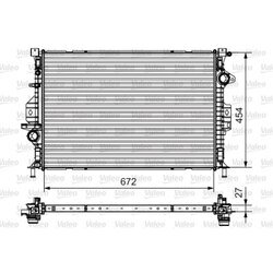 Chladič motora VALEO 735601