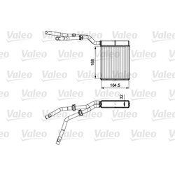Výmenník tepla vnútorného kúrenia VALEO 812359