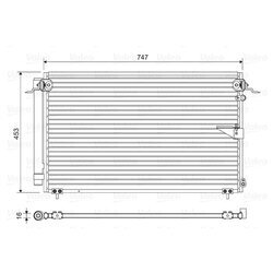 Kondenzátor klimatizácie VALEO 814112