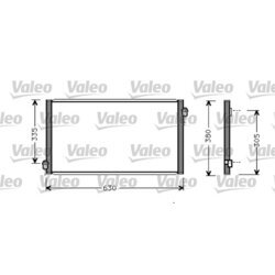Kondenzátor klimatizácie VALEO 817783