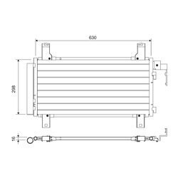 Kondenzátor klimatizácie VALEO 822738