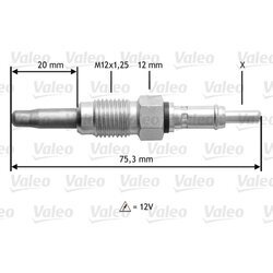 Žeraviaca sviečka VALEO 345181