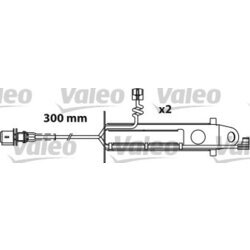 Sada brzdových platničiek kotúčovej brzdy VALEO 541693 - obr. 2