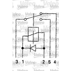 Relé pracovného prúdu VALEO 643825 - obr. 3