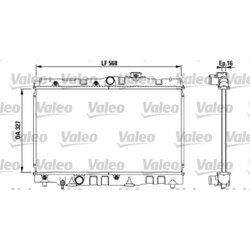 Chladič motora VALEO 731119