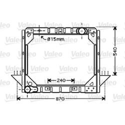 Chladič motora VALEO 733431