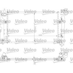 Chladič motora VALEO 734851