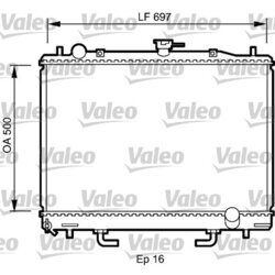 Chladič motora VALEO 735059