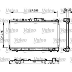 Chladič motora VALEO 735075