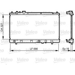 Chladič motora VALEO 735240