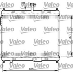 Chladič motora VALEO 735515